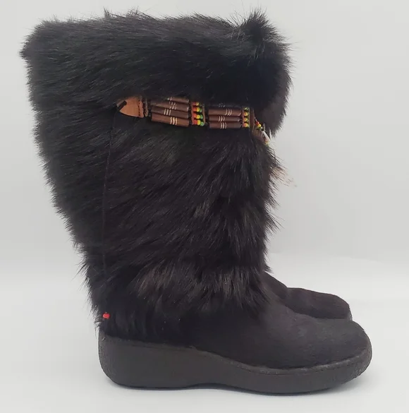 PAJAR Fur Goat Winter Ski Boots 40 - Picture 2 of 16